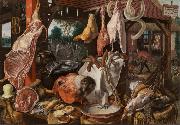 Pieter Aertsen Butcher's Stall (mk14) Germany oil painting reproduction